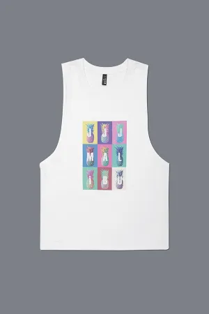 Bad Boy Tank Top - Pineapple Pop Art