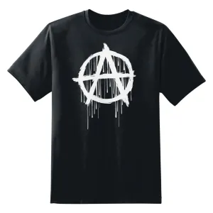 Dripping Anarchy Symbol Unisex T-Shirt by Sexy Hackers Dripping Anarchy Symbol Unisex T-Shirt by Sexy Hackers
