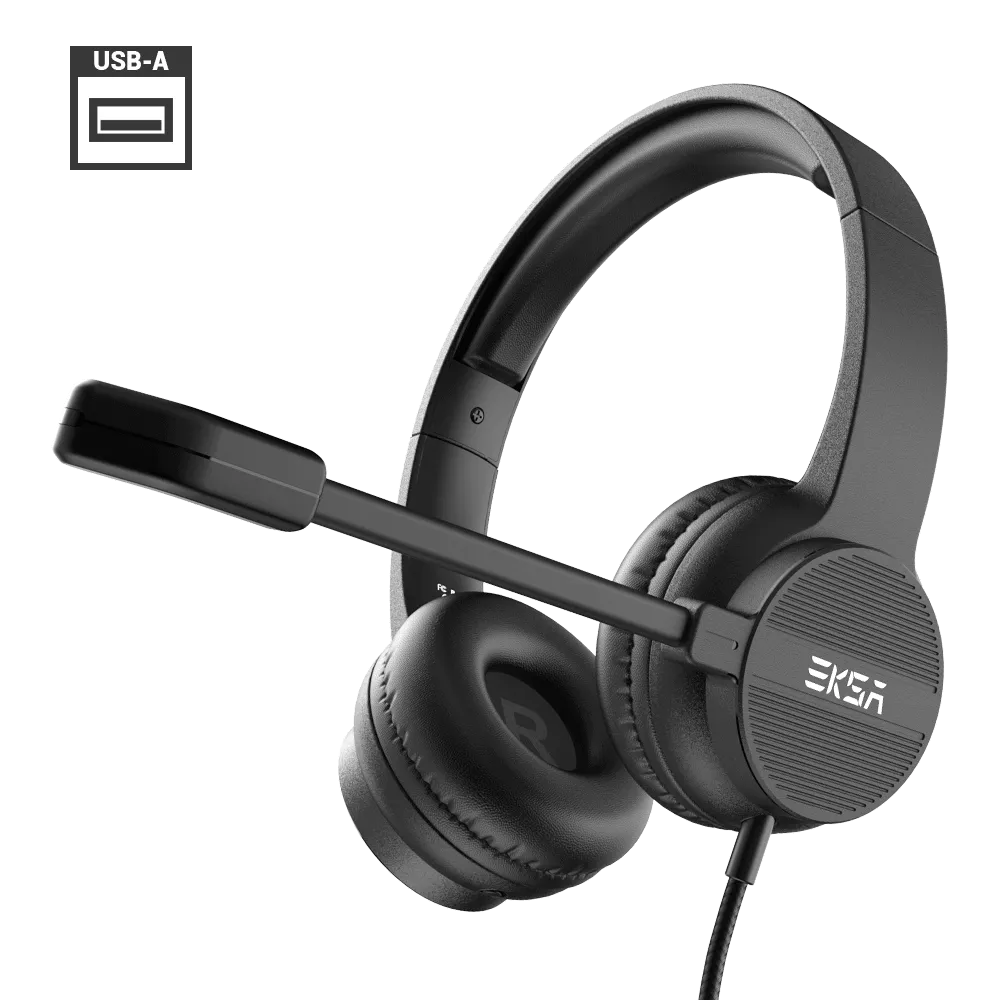 EKSAtelecom® H12E Environmental Noise Cancelling Headset