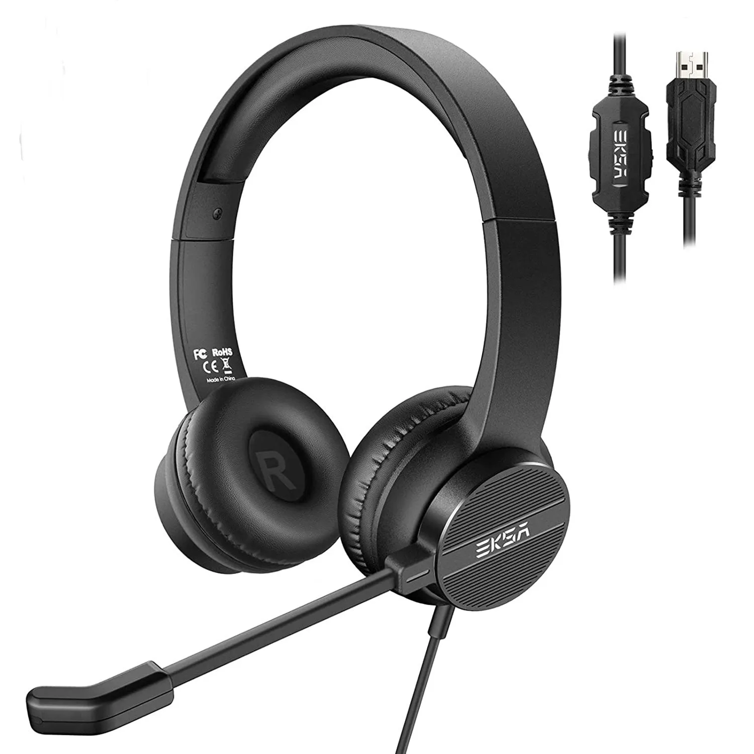 EKSAtelecom® H12E Environmental Noise Cancelling Headset