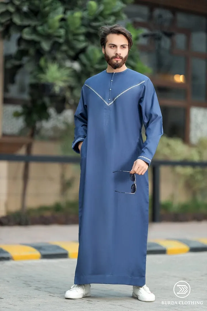 Emirati Adult Thobe (Blue Edition)