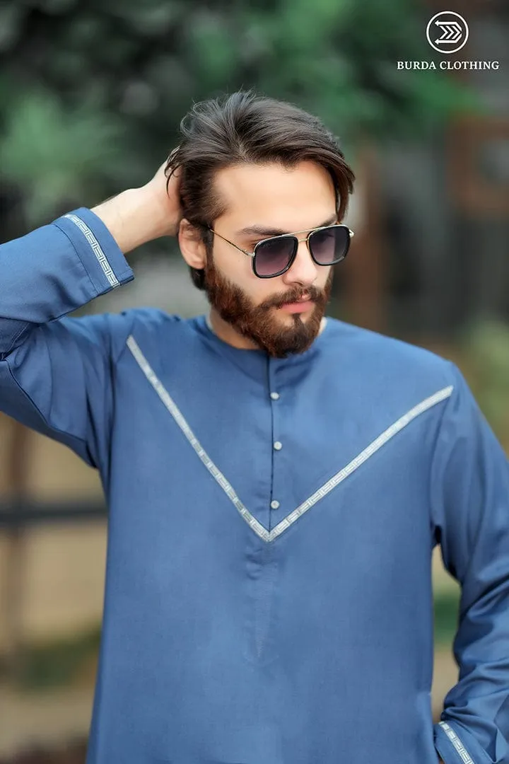 Emirati Adult Thobe (Blue Edition)