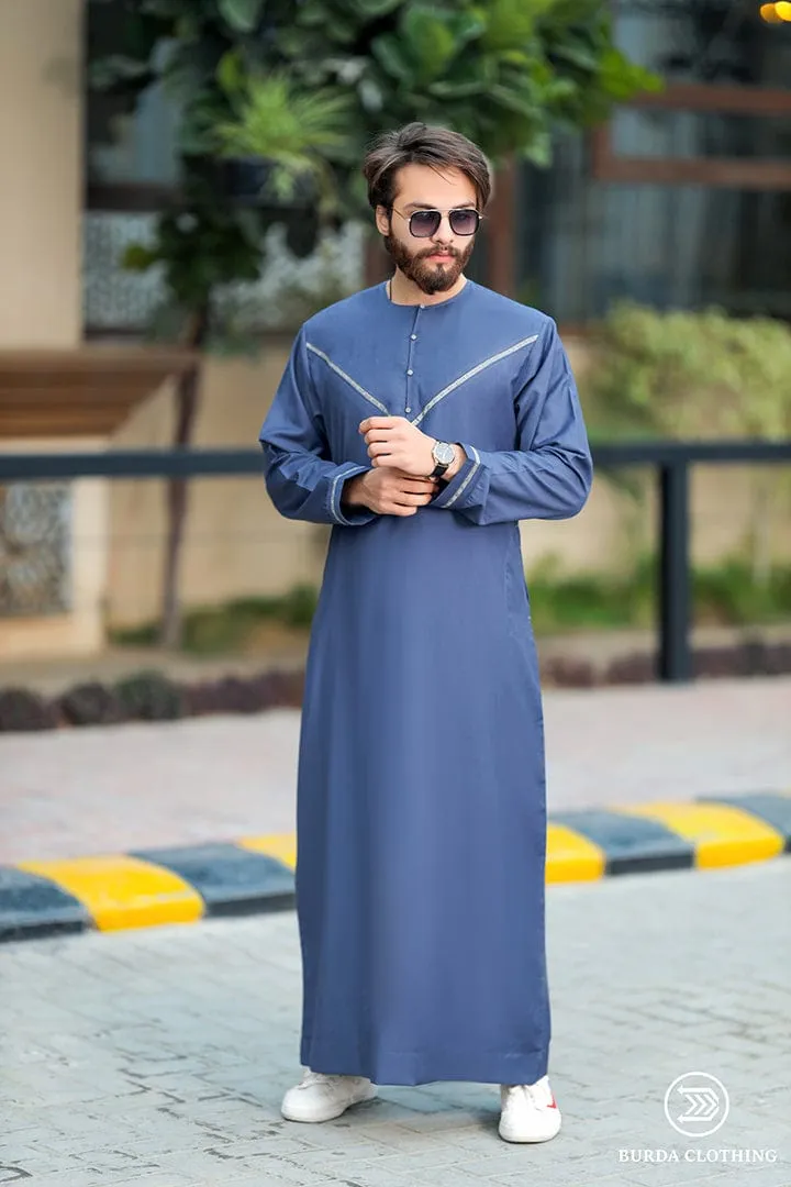 Emirati Adult Thobe (Blue Edition)