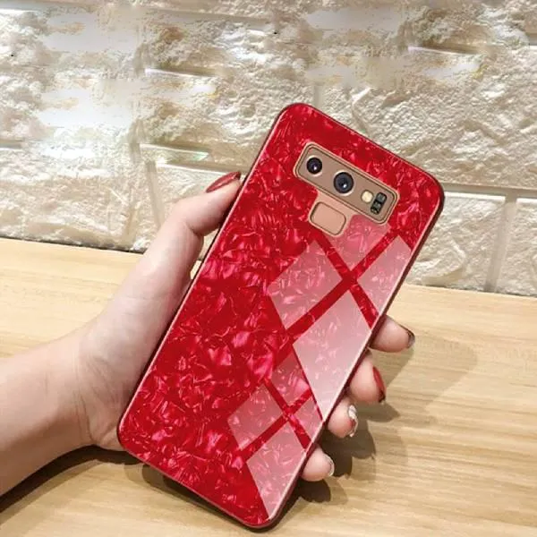 Galaxy Note 9 Dream Shell Series Textured Marble Case