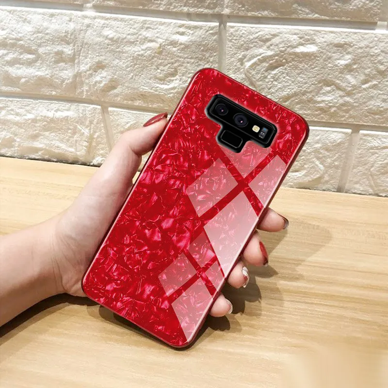 Galaxy Note 9 Dream Shell Series Textured Marble Case