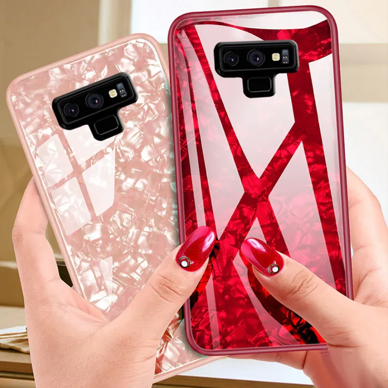 Galaxy Note 9 Dream Shell Series Textured Marble Case