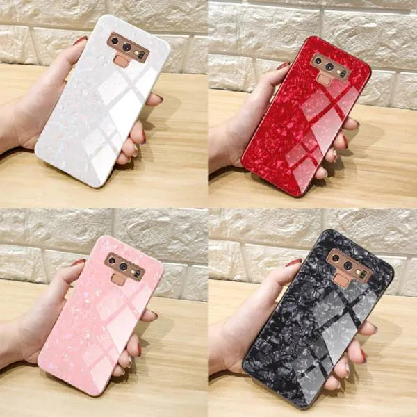 Galaxy Note 9 Dream Shell Series Textured Marble Case
