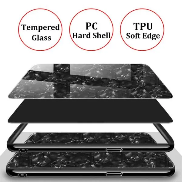 Galaxy Note 9 Dream Shell Series Textured Marble Case