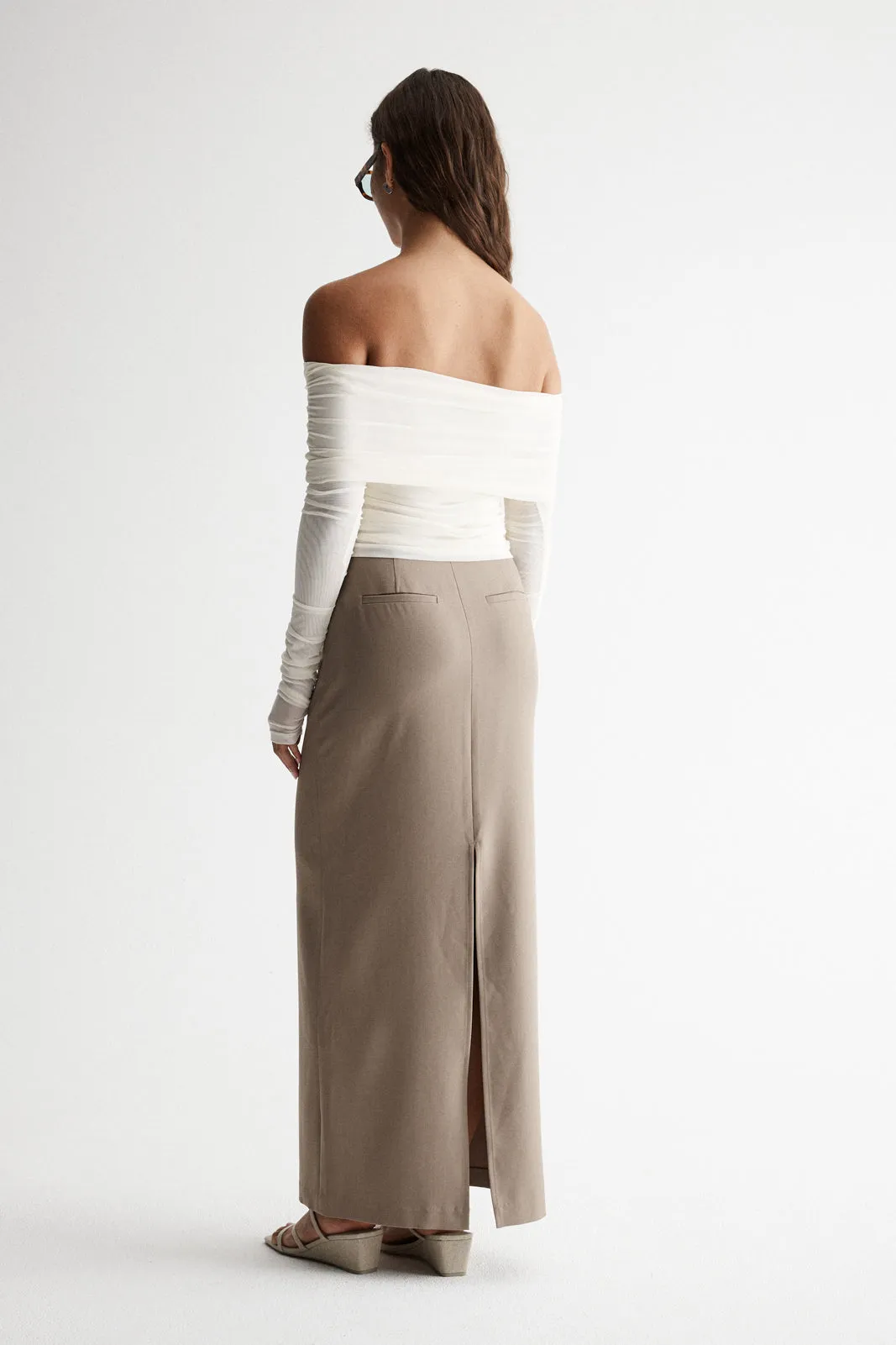Hazel Top Ivory