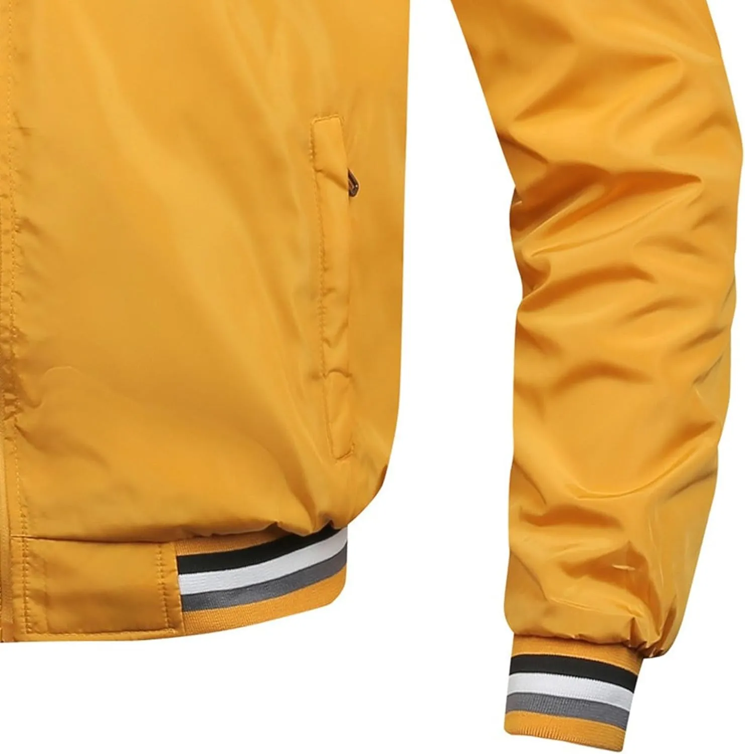 JEKE-DG Men's Relaxed Fit Lightweight Workout Jacket Casual Full Zip Outdoor Jackets Fashion Long Sleeve Solid Jacket Coat