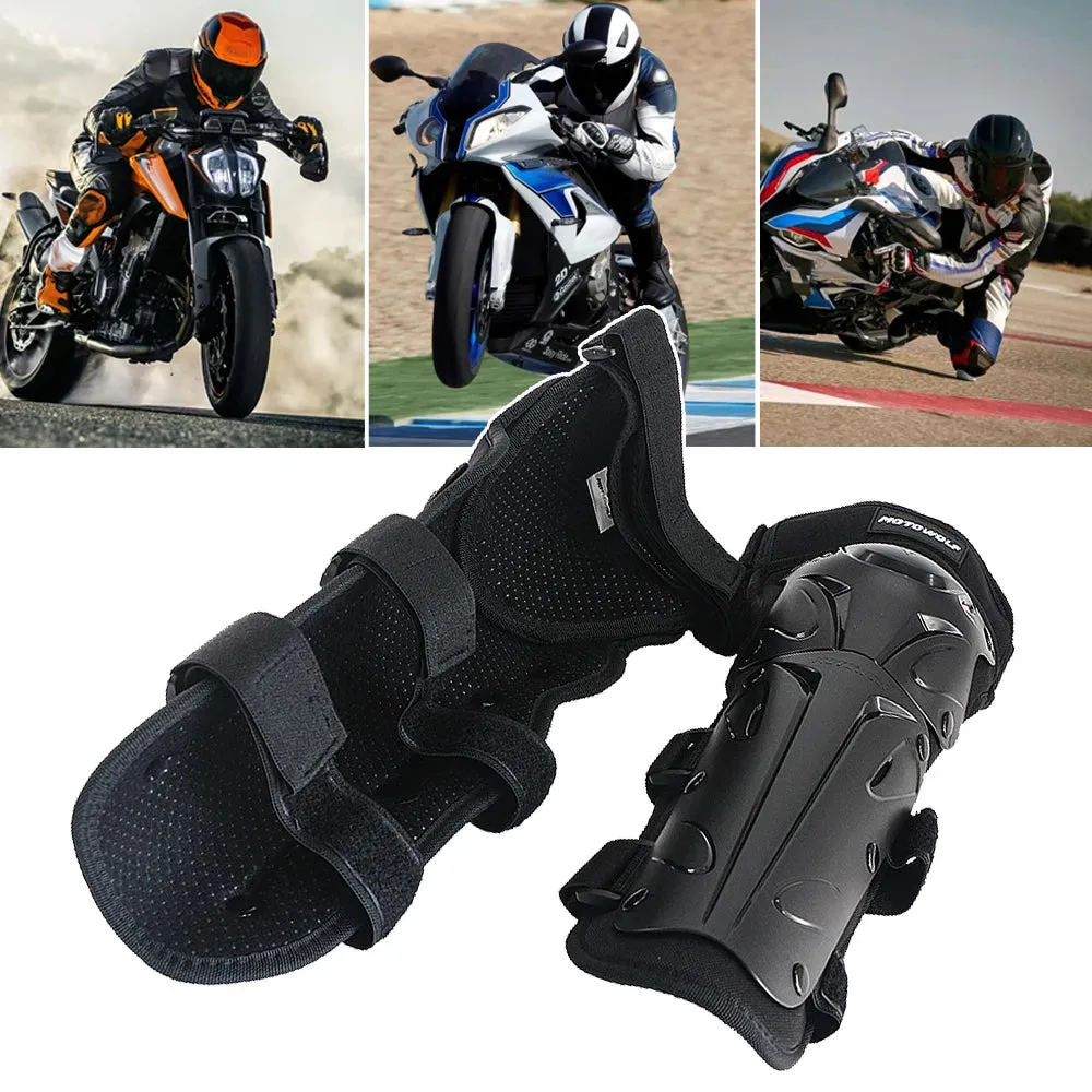 MOTOWOLF MDL1010 Reflective Protection Motorcycle Bike Knee And Elbow Pads Long