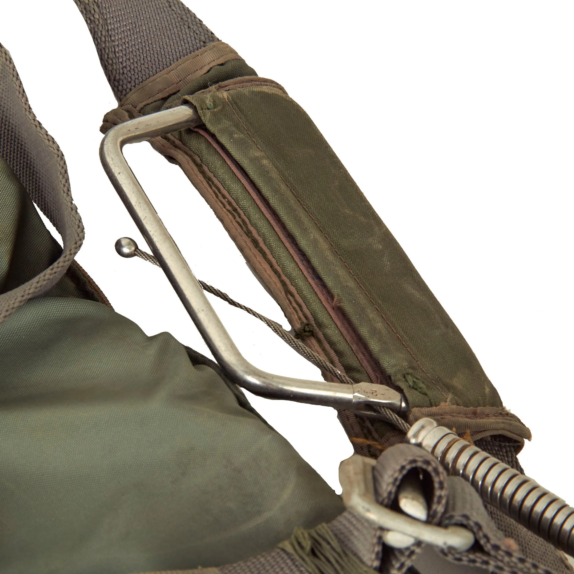 Original U.S. 1950s Parachute with Harness and Reserve Chute By Switlik - Set of 2