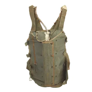 Original U.S. Vietnam War NB-8 Personnel Parachute Assembly With Canopy and Bag by Switlik - Dated 1960 Original U.S. Vietnam War NB-8 Personnel Parachute Assembly With Canopy and Bag by Switlik - Dated 1960