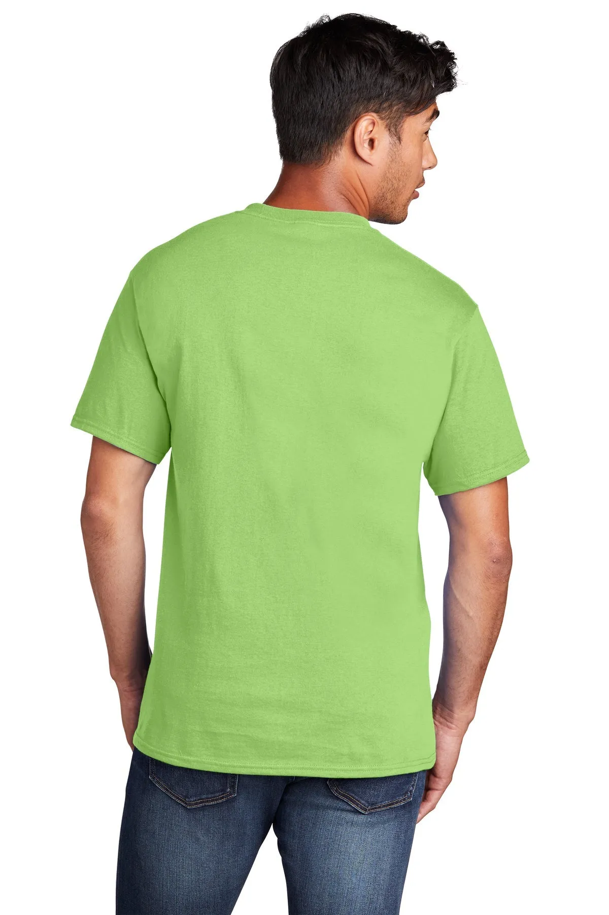 Port & Company Core Cotton Customized Tee's, Lime