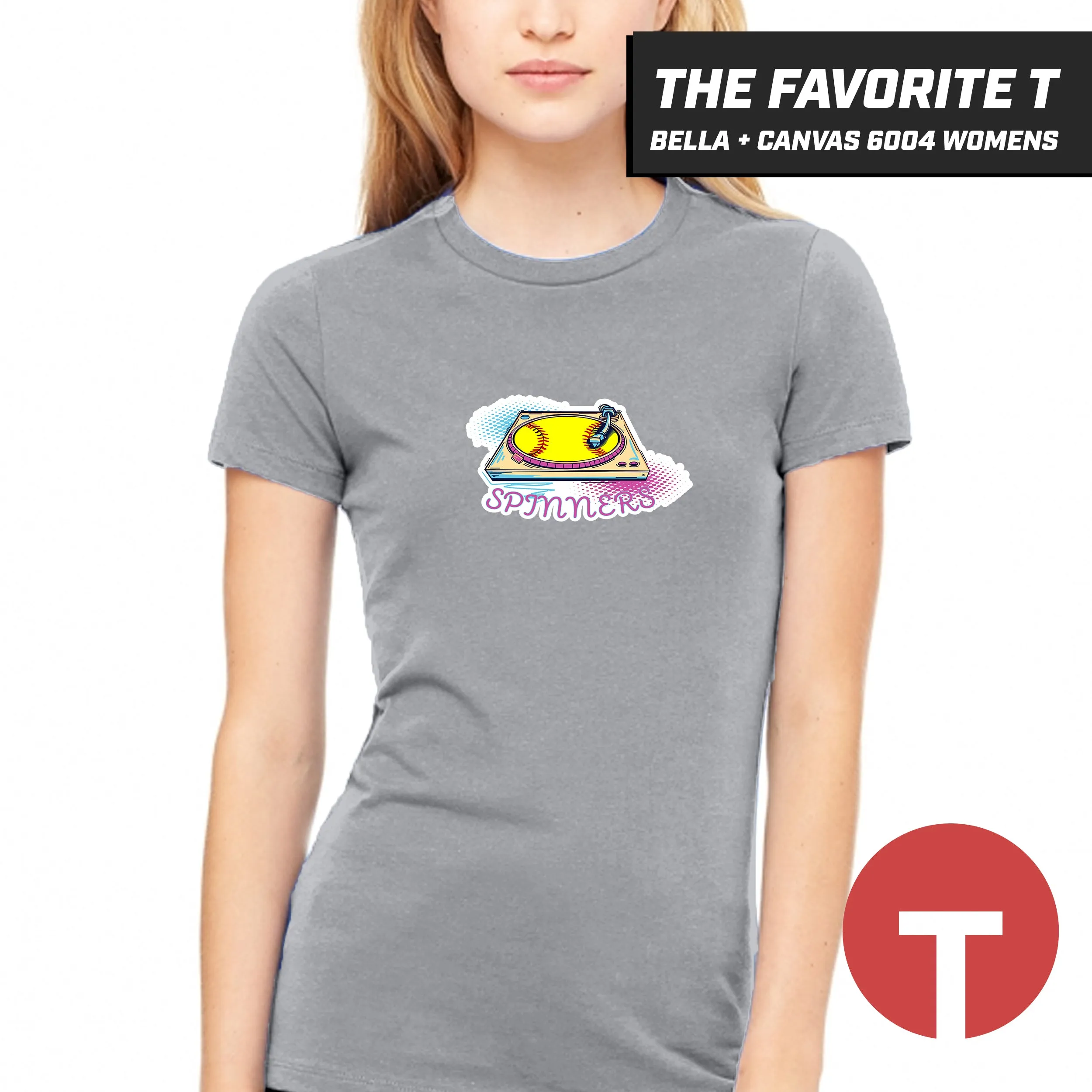 Spinners Softball - Bella Canvas 6004 Womens "Favorite T"