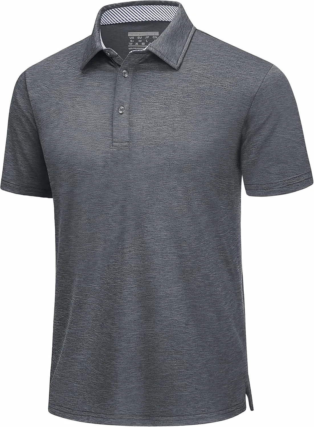 TACVASEN Men's Golf Shirts Short Sleeve Quick Dry Polo Shirts Moisture Wicking Casual Business Sports Breathable Polo