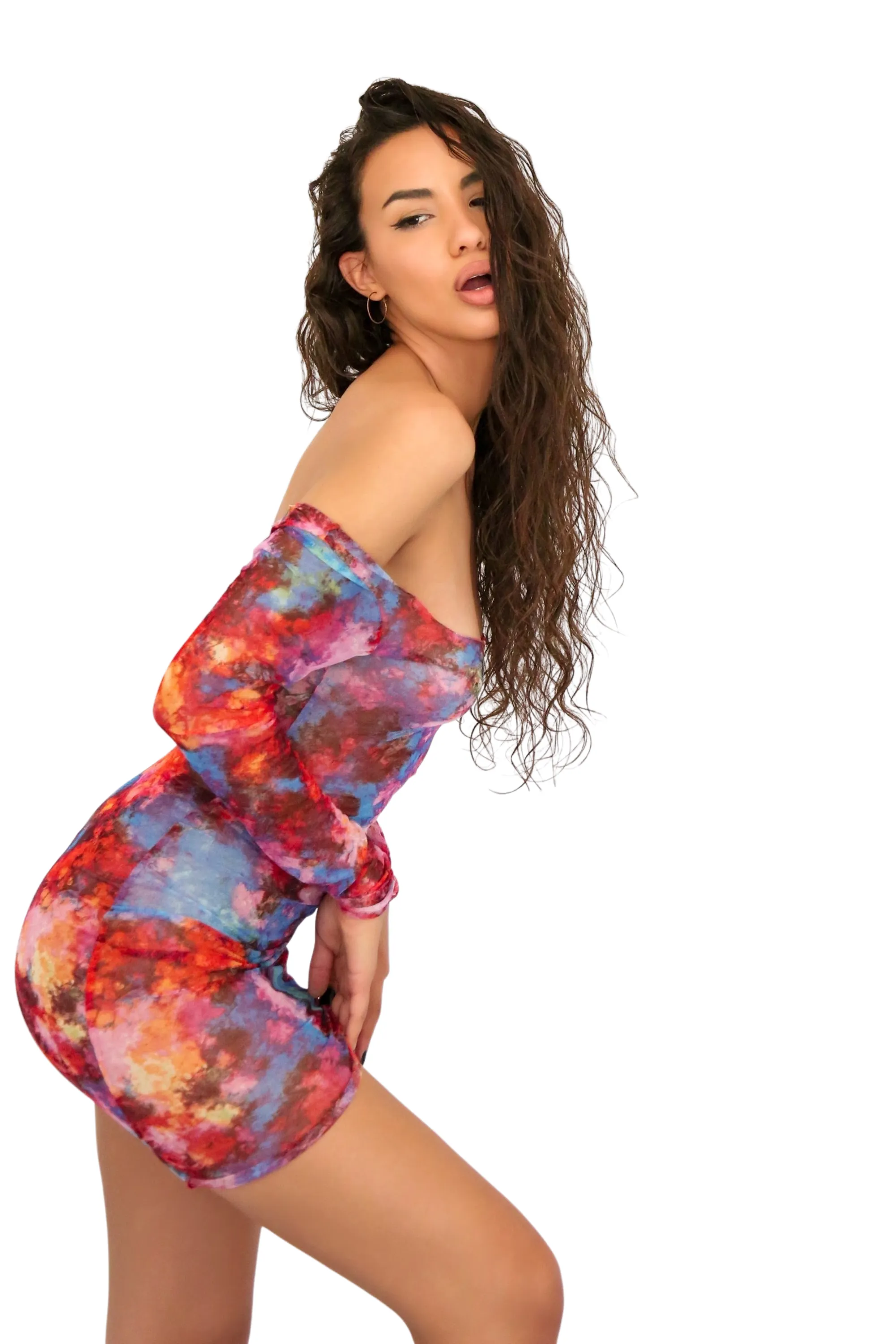 YANIS MINI MESH DRESS